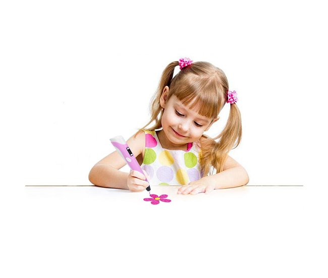 Lapiz de Impresión 3D Juguete para Niños Rosa