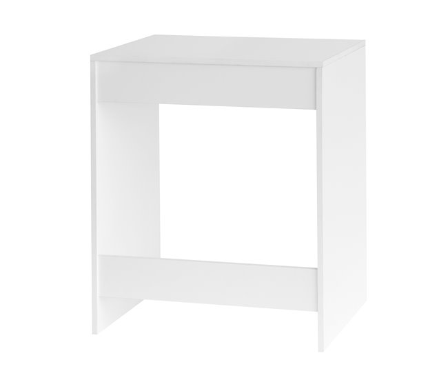 Escritorio LUPYN con 1 hueco blanco Blanco