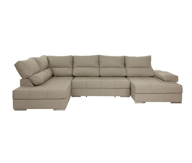 Mega Sofa Cama Chaise Longue Rinconera Italia Arena