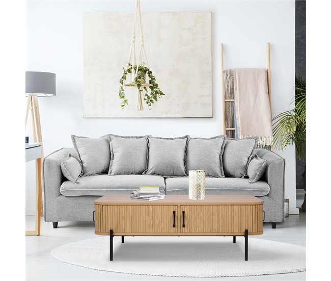 Mesa de centro color madera ANNE Roble