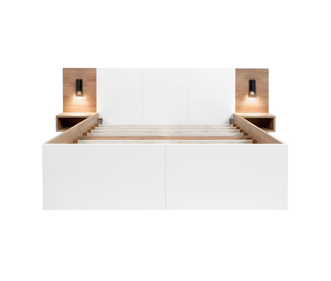 Camas de matrimonio 207x215 Blanco