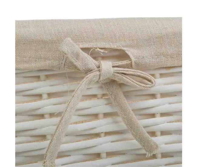 Cesto para la Ropa Sucia Blanco