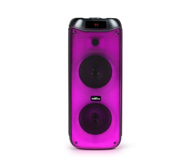 Altavoz inalambrico luminoso Bluetooth Bigben Negro