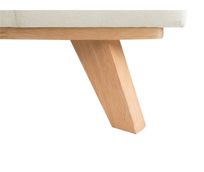 Beliani Cama con somier Chenilla TALENCE 177x218 Beige