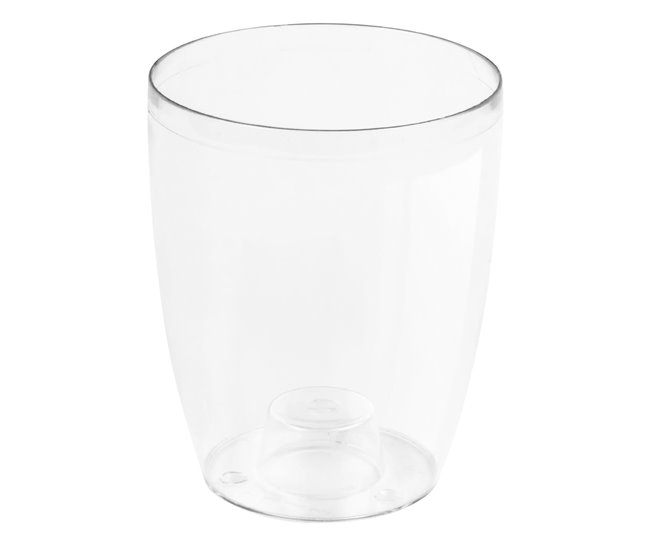 2x Macetero orquídea de plastico Coubi Orchid Transparente