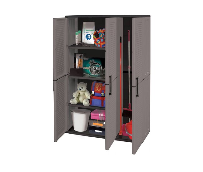 Armario exterior en PVC Gris