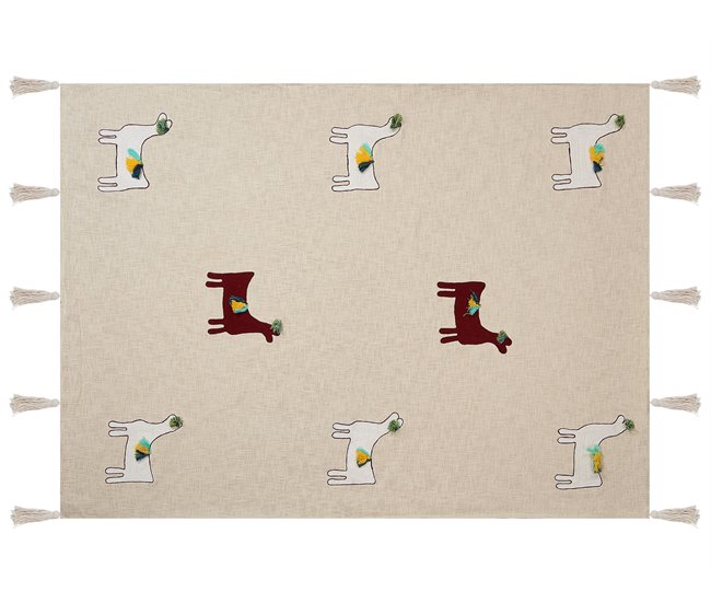 Beliani Manta DEOGHAR Marron