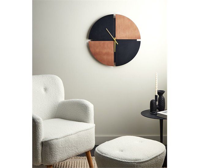 Beliani Reloj de pared ARAMON Marron