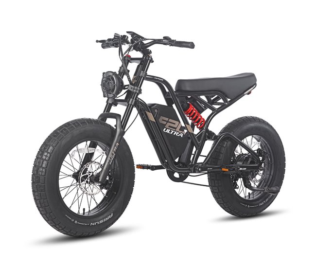 FAFREES F20 Ultra Bicicleta Eléctrica - Motor 750W Negro/ Rojo
