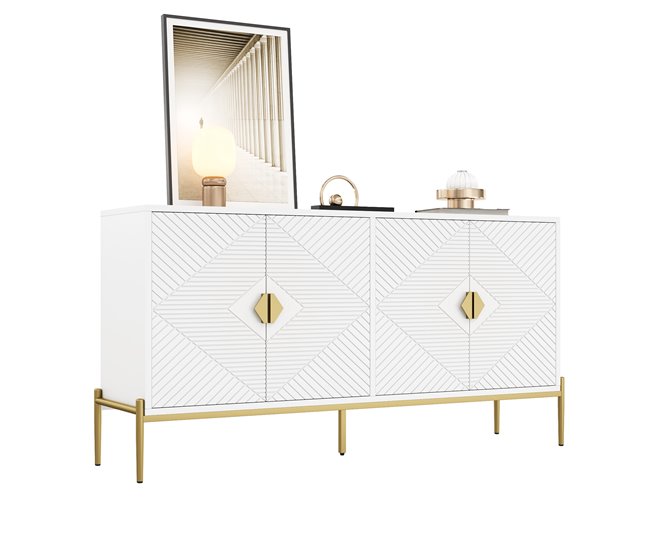 Aparador con 4 puertas 162 Blanco