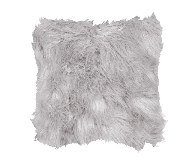 Beliani Cojín decorativo LUBHA 45x45 Gris Claro