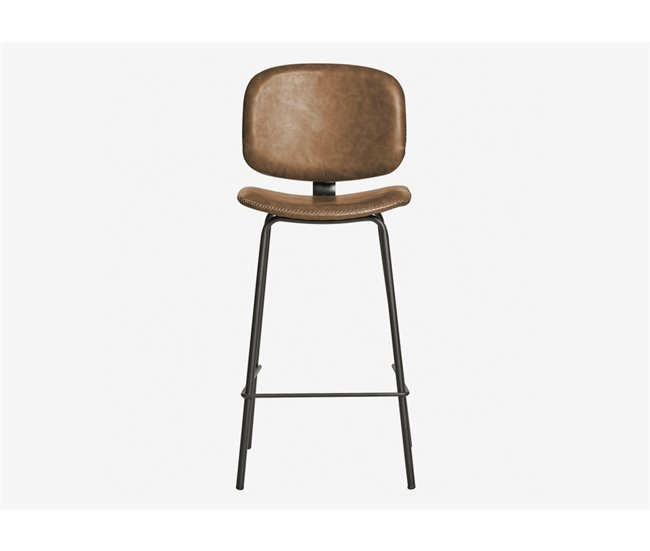 Pack de 2 taburetes altos DECO Marron