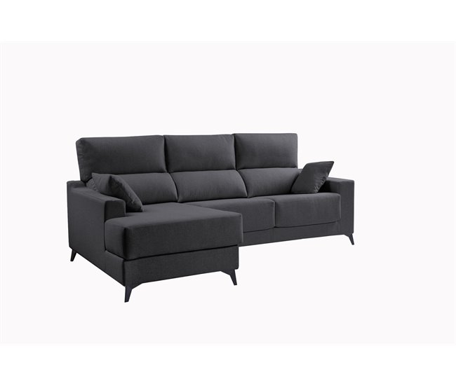 Chaise longue S NOELIA Antracita