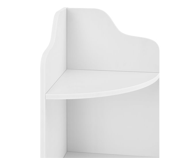 Estante de baño de esquina de 03_0005173 Blanco/ Beige