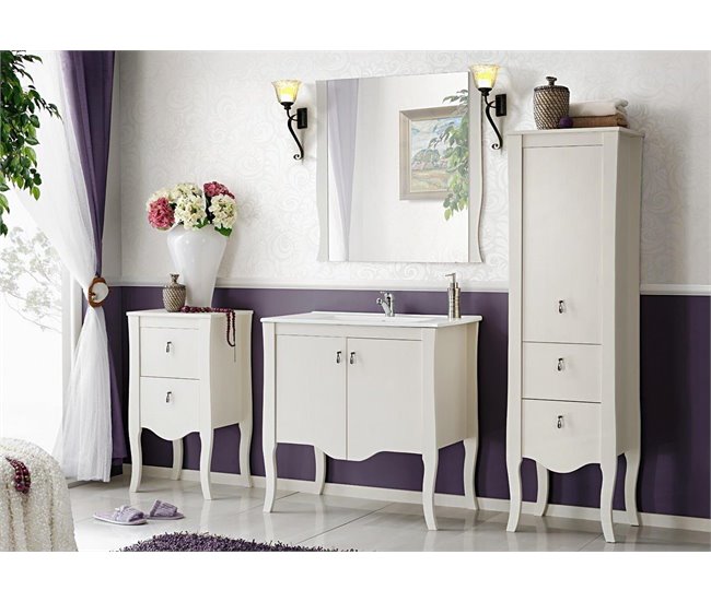 ARMARIOS LATERALES ELISABETH 45 Blanco