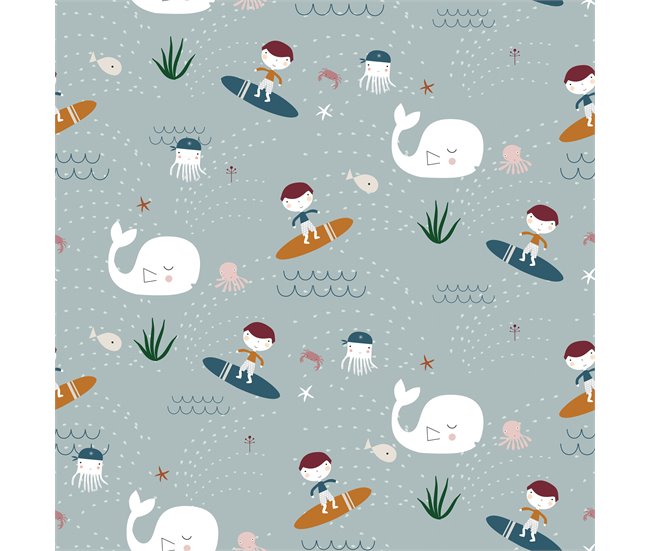 FUNDA NÓRDICA REVERSIBLE SURF A 