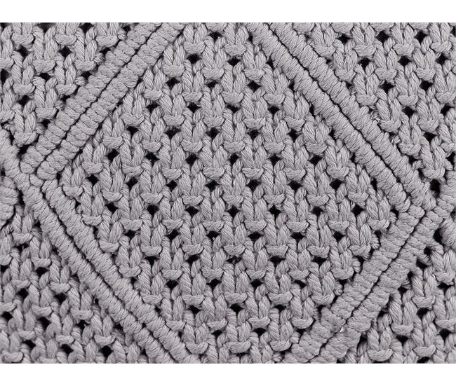 Beliani Cojín decorativo BESHAM 45x45 Gris