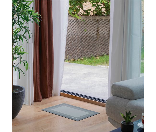 Alfombrilla de Baño Superabsorbente Gris