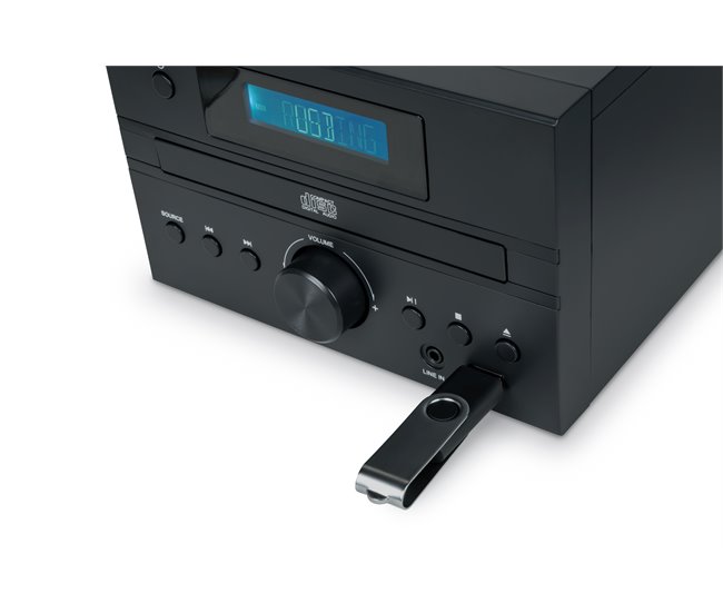 Microcadena Bluetooth Thomson Negro/ Madera