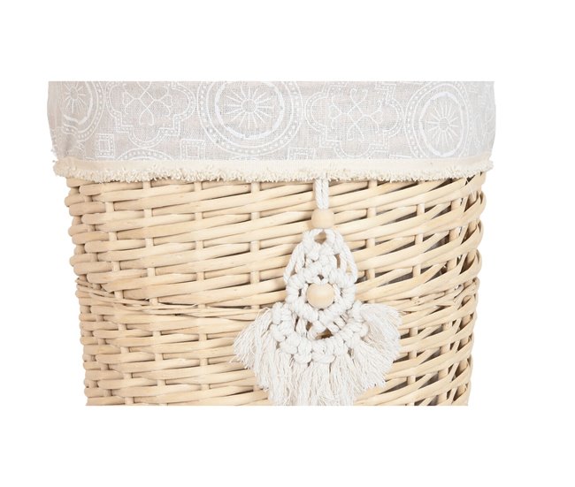 Cesto para la Ropa Sucia Natural