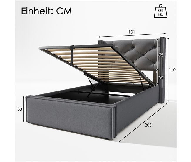 Canapés abatibles Gris