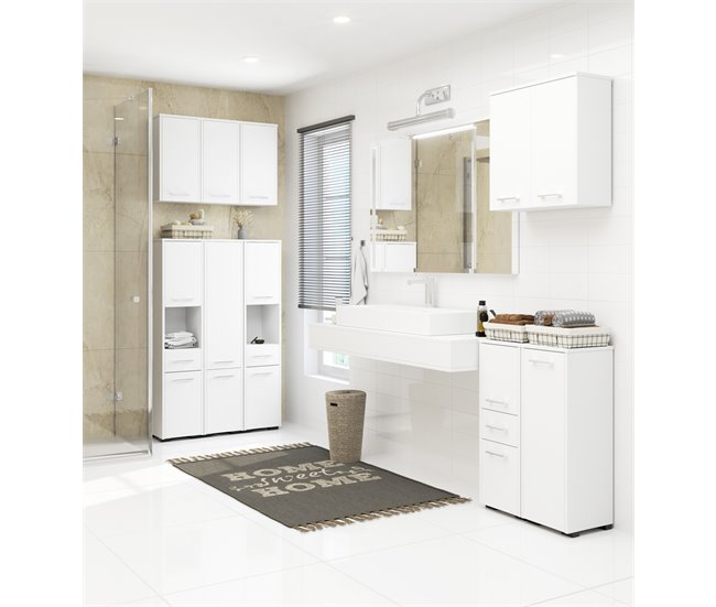 Armario de baño AKORD FIN 30 Blanco