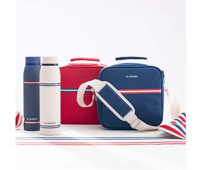 Botella de agua en acero inoxidable El Ganso Azul