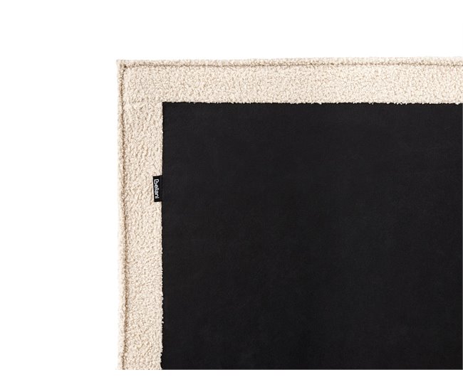 Beliani Cama con almacenaje Bouclé MOISSAC 177x224 Beige