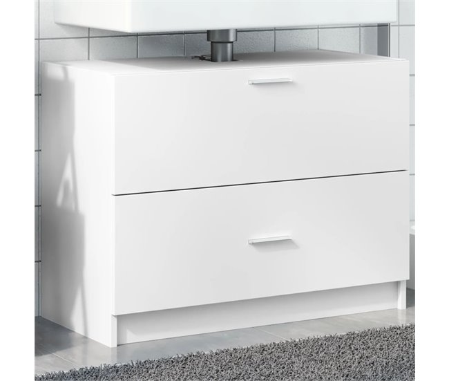 Armario De Lavabo Blanco