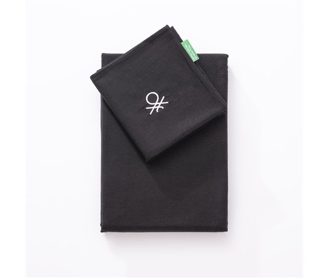 Funda nórdica BENETTON color blanco/negro 