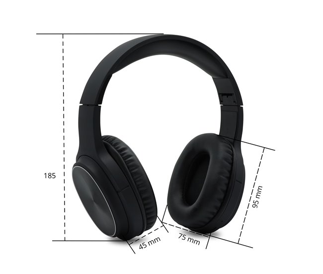Auriculares Inalambricos Bluetooth ANC 618320 Metronic Negro