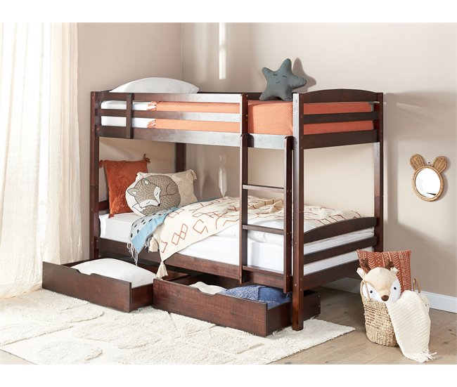 Beliani Accesorios Madera de pino RUMILLY Marron