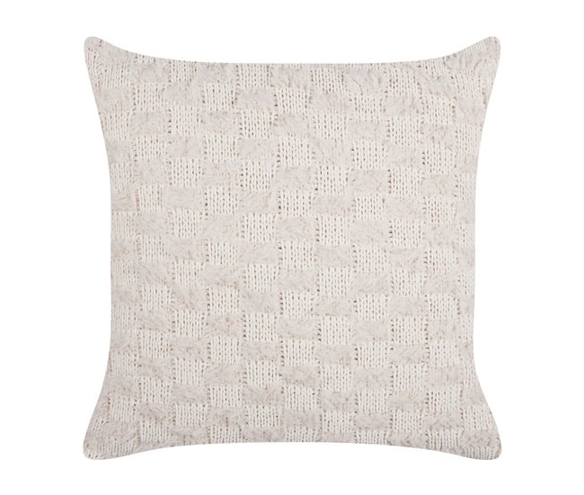 Beliani Cojín decorativo TAMNINE Beige