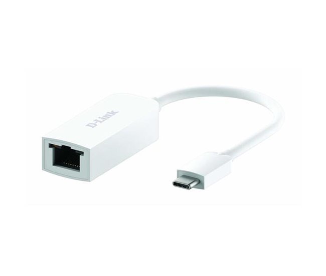Adaptador USB C a Red RJ45 DUB-E250 Blanco