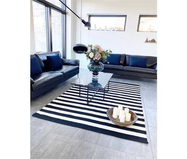Beliani Alfombra de exterior TAVAS 160x230 Negro