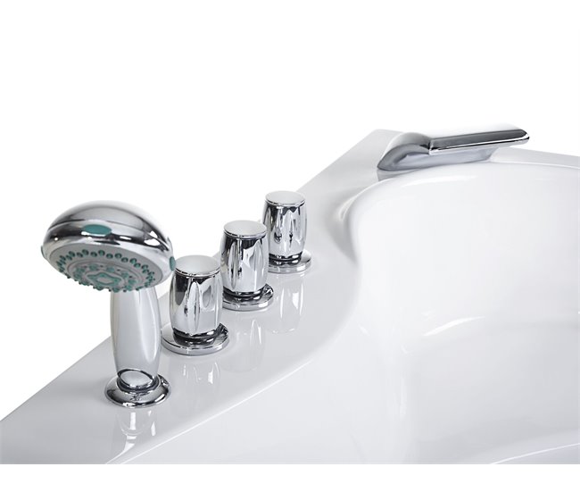 Beliani Bañera de interior TOCOA 138x190 Blanco