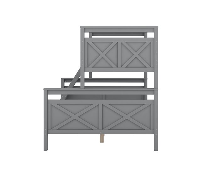 Cama litera 145x205 Gris