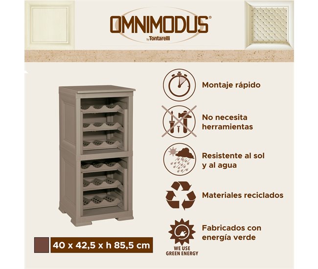 Estantería de almacenamiento Marron