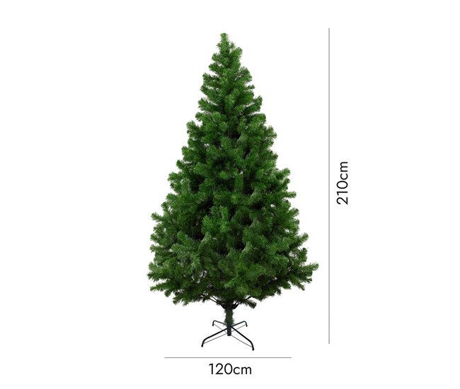 Árbol de Navidad de efectos reales Verde