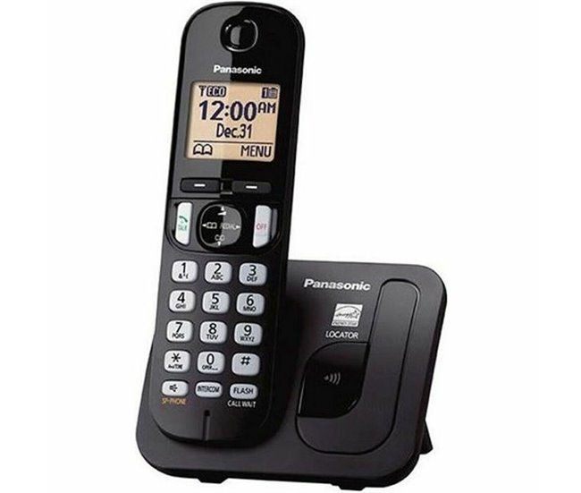Teléfono Fijo Negro