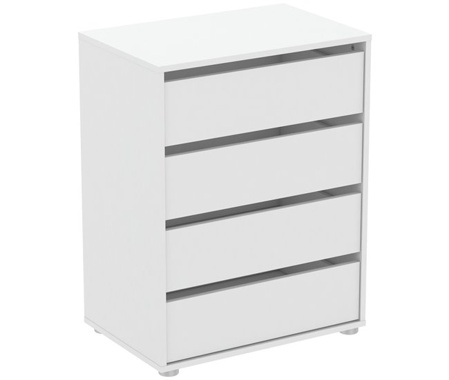 Cajonera BOX II de 4 cajones 60cm Blanco
