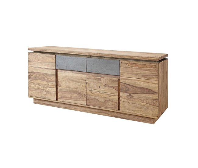 Aparador Gris/ Madera