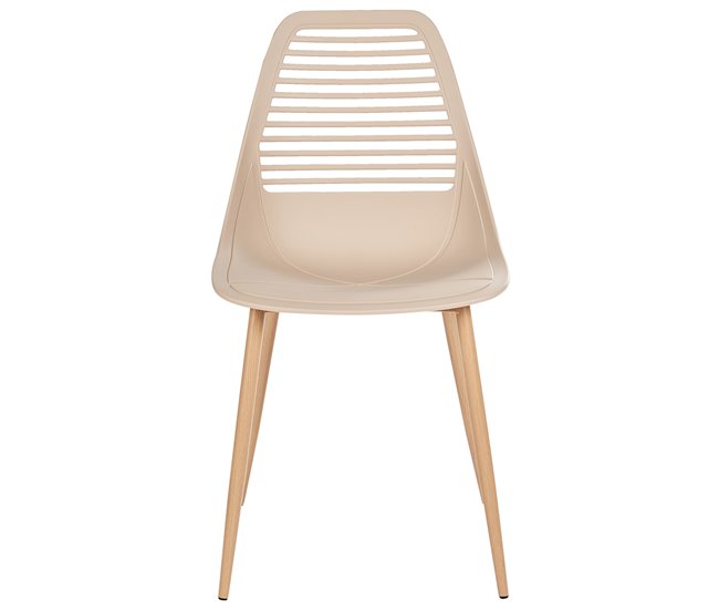 Beliani Silla de comedor MONTELLO Beige