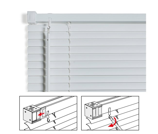 Persianas Venecianas de Aluminio con Cordón 