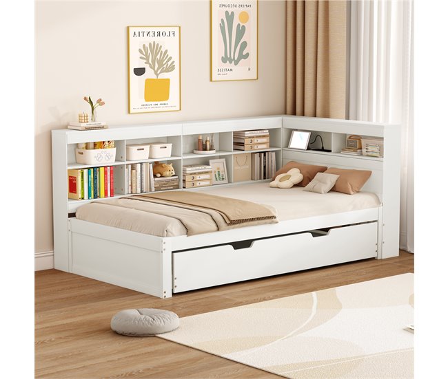 Camas nido 116x222 Blanco