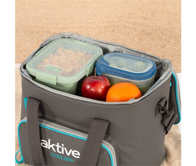 Aktive Bolsa térmica 20 litros de alto rendimiento Gris Azul