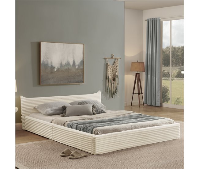 Camas de matrimonio 163x217 Beige