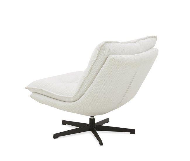 Sillón decorativo rotativo LAIA Beige
