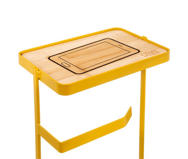 Soporte Para Papel Higiénico Mostaza