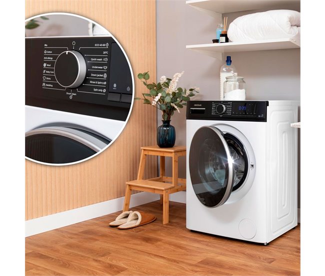 Cecotec Lavadora de carga frontal Bolero DressCode 7610 Inverter Blanco